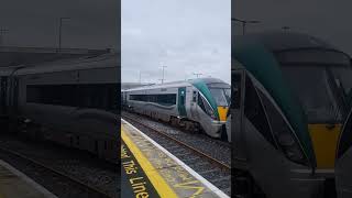 Irish Rail  Iarnród Éireann 22356  22330 seen at Mullingar Rail Station Mullingar towards Sligo [upl. by Padriac2]