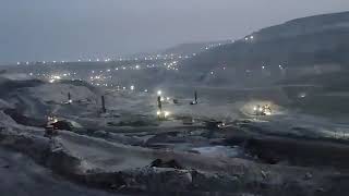 Night view coal mines of dhanbad [upl. by Arramahs]