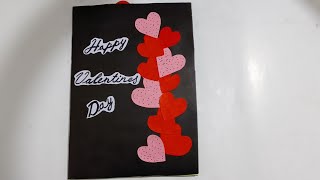 Attractive Valentines day Card 💞💞 DIY Valentines day Card Making [upl. by Klaus850]