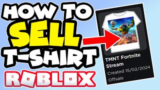 How to SELL CLOTHES on ROBLOX 2024💲👚 [upl. by Llecrup]