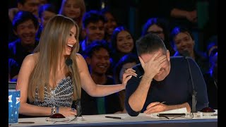 Simon Cowell Cant Hold Back LAUGHING After Weird Helicopter Act From Japan [upl. by Lisbeth]