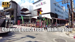 4K Chaweng Walking street Koh Samui 31 December 2022  Streets of Thailand [upl. by Attiuqahs]