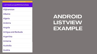 Android Listview amp BaseAdapter  Android Tutorial [upl. by Dahc369]