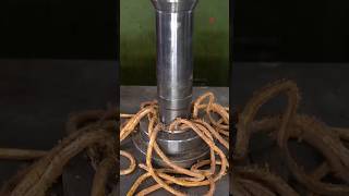 Reeses Chocolate Vs Hydraulic Press 🫣😱🤤 hydraulicpress satisfying candy crushing asmr [upl. by Lyford]