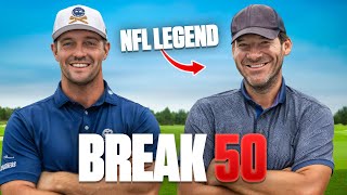 Can I Break 50 With Tony Romo From The Front Tees [upl. by Yednarb]