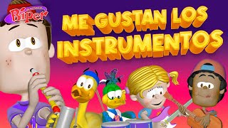 Me gustan los instrumentos ❤ 🎸🎹🎺  Biper y sus Amigos 🎈✨ [upl. by Schuster94]