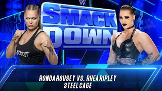 Ronda Rousey vs rhea ripley full match SmackDown 13 July 2024 [upl. by Wartow606]