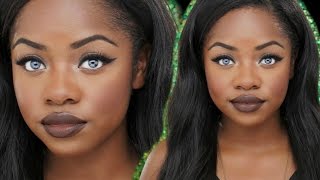 Thick Liner amp Bold Lip  Makeup Tutorial [upl. by Rubia]