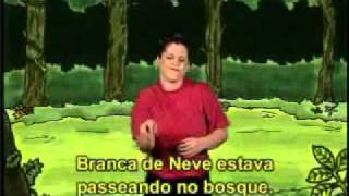 Branca de neve em Libras parte 1 3 [upl. by Andie]