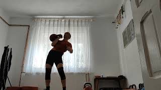 40 kg kettlebell 5 snatch [upl. by Hayott]