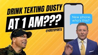 Coach Drinks late night text to Dusty  Dusty Dvoracek on the Plank Show 111224 [upl. by Paolina262]