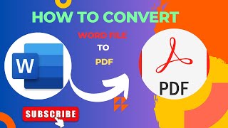 How to Convert Word File into PDF  Hindi [upl. by Asnarepse]