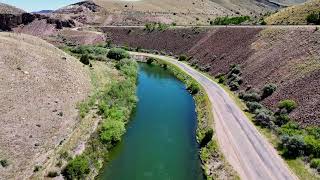 Flying over the Beaverhead River [upl. by Bartholomeo]