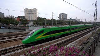 CR200J復興號垃圾桶出庫前往廣州東站 China Green Fuxing bullet train CR200J [upl. by Brnaba]