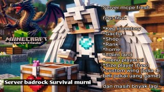 LIVE SERVER TRISULA SURVIVAL MCPE amp JAVA [upl. by Chane]