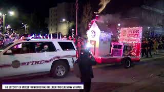 2022 City of Middletown Christmas Tree Lighting Ceremony amp Parade [upl. by Jarrett102]