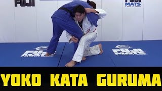 Judo Old School Yoko Kata Guruma By Shintaro Higashi [upl. by Ahsienak299]