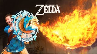 I Made Links FIRE BREATHING SHIELD ZELDA BUILD [upl. by Hunley]