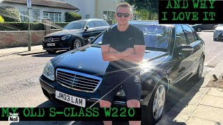 Why I love the SClass everyone slates 2003 MercedesBenz S320 CDI W220 [upl. by Aisat]