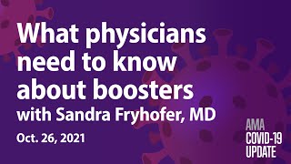 Dr Sandra Fryhofer on the new mixandmatch booster strategy  COVID19 Update for Oct 26 2021 [upl. by Vevay737]