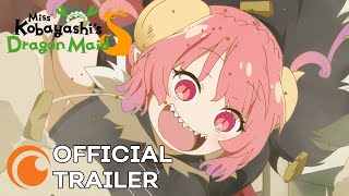 Miss Kobayashis Dragon Maid S  OFFICIAL TRAILER [upl. by Sidonie]