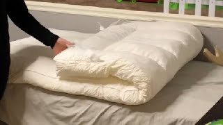 WhatsBedding 5 Inch Memory Foam Mattress Topper Twin Size Review [upl. by Ciri]