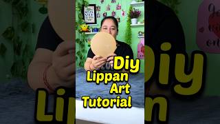 Diy Lippan Art  Lippan Art With Mirror Work Tutorial Video craftysambhavi diy lippanart [upl. by Elissa]