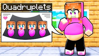 Gracie Is PREGNANT With QUADRUPLETS In Minecraft [upl. by Ashby]