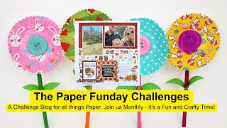 Using Fall Colors  Paper Funday Challenege [upl. by Oel]