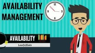 AVAILABILITY MANAGEMENT  Learn and Gain [upl. by Harriott]