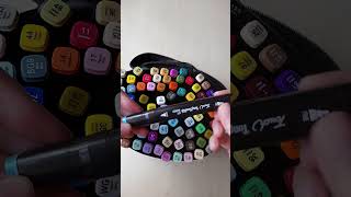 Unboxing my New Markers 80 Pcs Touch Markers shorts markers asmr unboxing [upl. by Schroth789]