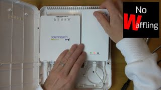 BT Openreach Fibre ONT  How to replace Battery Backup Batteries for phone line [upl. by Erait]