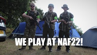 Going To The UKs Biggest Airsoft Event  NAF 2022 [upl. by Olaf]