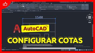 Como configurar cotas en AutoCAD  Muy fácil paso a paso  AutoCAD básico 2021 2d3d [upl. by Theurer13]