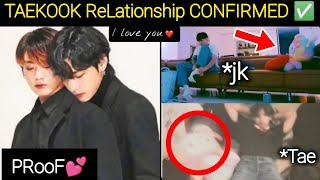 OMG😳 TAEKOOK ReLationship CONFIRMED ✅  Taekook Moments jungkookbtsvtaekookbts [upl. by Dimitris]