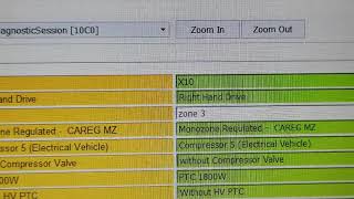 Renault Zoe HVAC DDT4ALL settings [upl. by Oht]