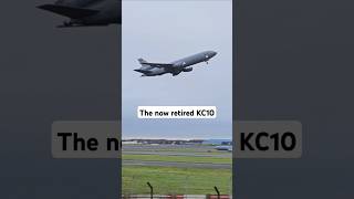 The now retired KC10 taking off from Prestwick Airport aviation [upl. by Laraine]