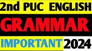 2nd PUC English Grammar Jumbled Segments 💥🔥 [upl. by Animsay]