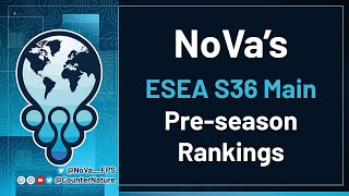 ESEA S36 Main Preseason Rankings by NoVa  Counter Nature [upl. by Nac]