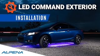 Install LED Command Exterior Kit Under Glow from Alpena [upl. by Hnamik]