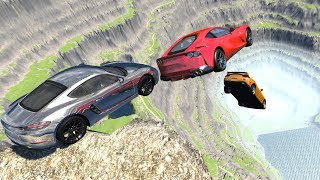 Cliffs Of Death 16  BeamNG Drive Cliff Jumps [upl. by Okikuy]