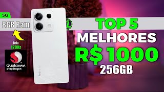 5 CELULARES para JOGOS até 1000 Reais 2024 BOM e BARATO [upl. by Ahtiekal116]