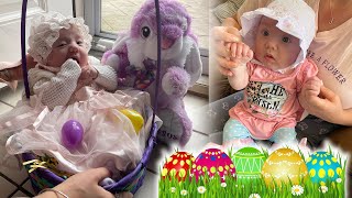 Baby Lights First Easter Egg Hunt 🐣🐥❤️ [upl. by Salomie132]