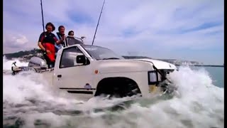 Crossing the Channel in Car Boats HQ  Top Gear [upl. by At178]