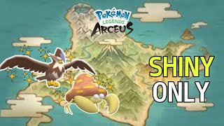 Pokémon Legends Arceus SHINY ONLY 100 Subs Special [upl. by Dorcy]