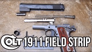 Colt 1911 Field Strip [upl. by Anailuig]