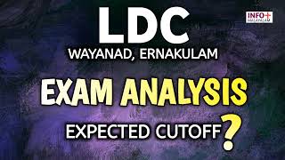 LDC wayanad ernakulam exam analysis expected cutoff keralapsc [upl. by Oirramed]