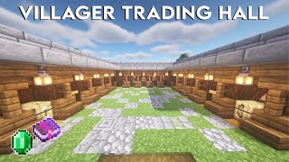 Minecraft Villager Trading Hall 120121 How to Build [upl. by Anaya]