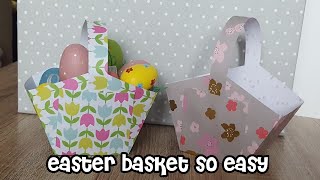 🐥Das einfachste OsterkörbchenEasy Easter Basket [upl. by Deland]