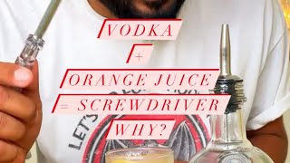 Screwdriver cocktail shorts youtubeshorts youtube [upl. by Wilcox694]